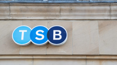 TSB Logo on Side of a Building
