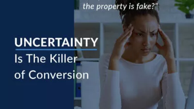 Uncertainty kills conversion